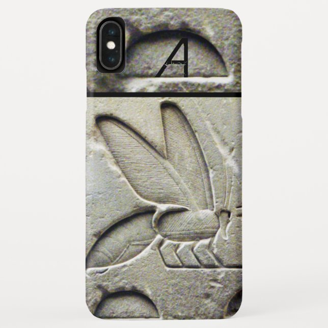 COQUES Case-Mate iPhone MONOGRAMME DE L'ANTIQUE ÉGYPTIENNE HONEY BEE BEEKE (Dos)