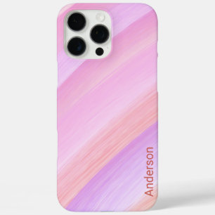 Coques iPhone 16 Pro Max Monogramme de ligne rétro élégant moderne