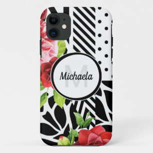 Case-Mate iPhone Case Monogramme de l'Motif de la bande géométrique à