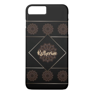 Etui iPhone Case-Mate Monogramme de mandala rustique Brown Terre