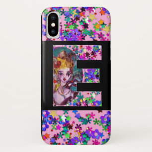 COQUE iPhone X   MONOGRAMME DE MASQUÉRADE DE VALENTINE VÉNÉTIENNE E