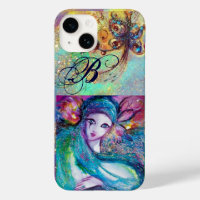 MONOGRAMME DE MASQUÉRADE VÉNÉTIENNE MASQUE BLEU LA