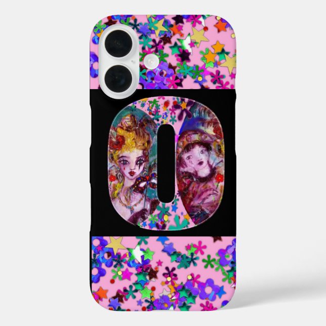 COQUES Case-Mate iPhone MONOGRAMME DE MASQUÉRADE VÉNÉTIENNE VALENTINE O LE (Verso)