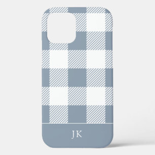 Case-Mate iPhone Case Monogramme de Motif bleu roux
