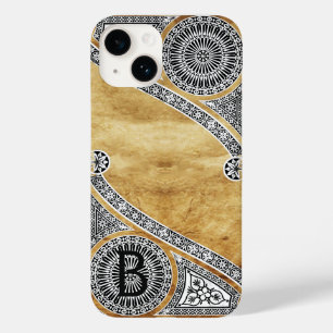 Coque Pour iPhone 14 MONogramme de parchemin ARCHITECTURE RENAISSANCE
