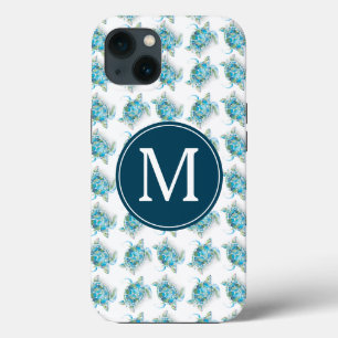 Case-Mate iPhone Case Monogramme de tortue de mer Téléphone de plage