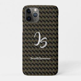 Case-Mate iPhone Case Monogramme d'or personnel "Business Man"