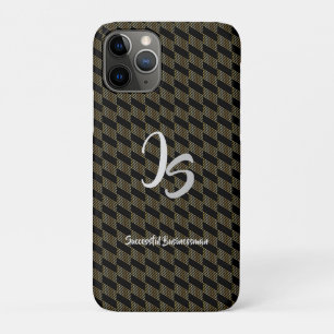 Case-Mate iPhone Case Monogramme d'or personnel "Business Man"