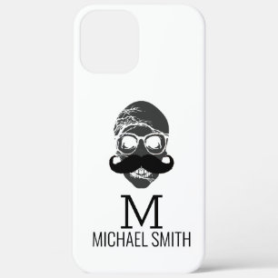 Case-Mate iPhone Case Monogramme drôle de moustache