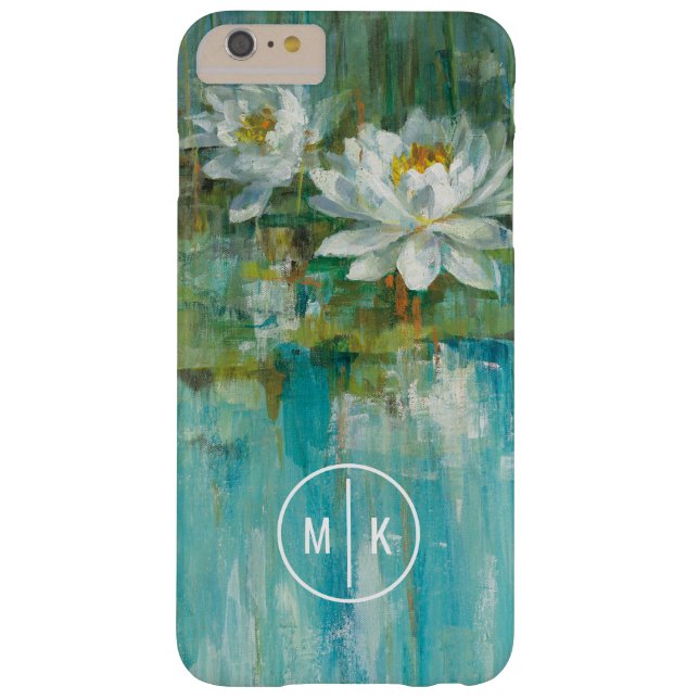 Coques Case-Mate iPhone Monogramme| Eau Lily Pond (Dos)