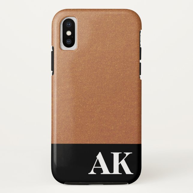 Coques Case-Mate iPhone monogramme élégant (Dos)