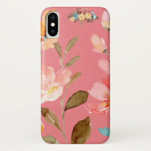 Case-Mate iPhone Case Monogramme Elegant Aquarelle rose Pomme