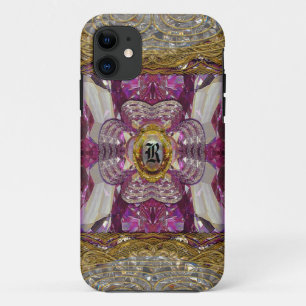 Case-Mate iPhone Case Monogramme élégant de Marhausse Plash