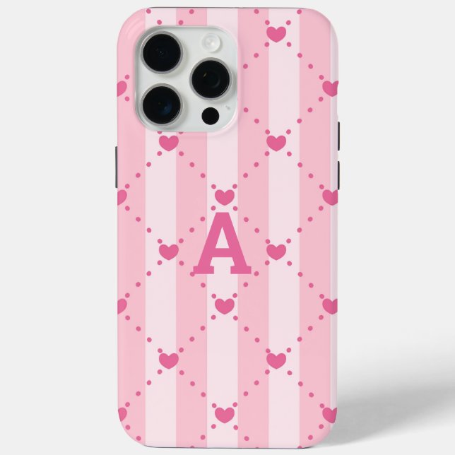 Coques Case-Mate iPhone Monogramme Élégant Personnalisé (Verso)