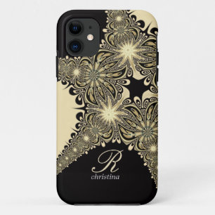 Etui iPhone Case-Mate Monogramme en dentelle d'or Tribal vintage iPhone 
