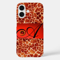 MONOGRAMME EN PIERRE DE GIRAFFE,
