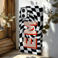 Monogramme esthétique du tableau de contrôle rétro