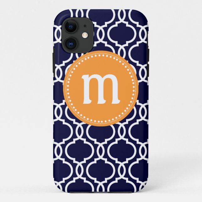 Coques Case-Mate iPhone Monogramme fait sur commande de très bon goût de (Dos)