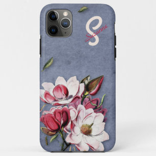 Case-Mate iPhone Case Monogramme floral Blue Denim