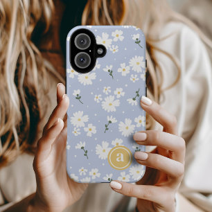 Coques iPhone 16 Monogramme Floral Cute Daisy