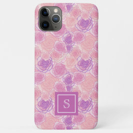 Case-Mate iPhone Case Monogramme floral Rose rose-fusée