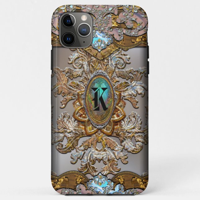 Coques Case-Mate iPhone Monogramme français de Perucho (Dos)