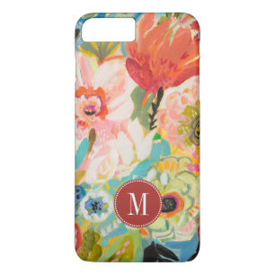 Coque iPhone 8 Plus/7 Plus Monogramme   Jardin secret Floral III