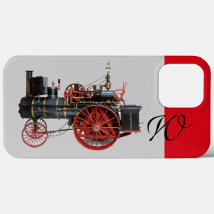 iPhone 13 Pro Max Case MONOGRAMME LOCOMOTIF À VAPEUR vintage