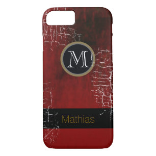 Coques Pour iPhone monogramme masculin