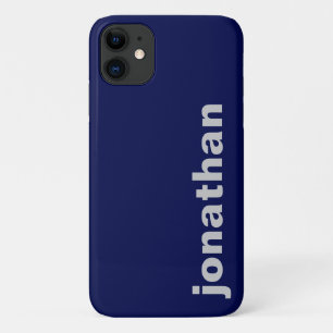 Case-Mate iPhone Case Monogramme Moderne Bleu Marine