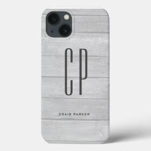 Case-Mate iPhone Case Monogramme moderne Professional Gris clair