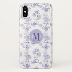 Coque Case-Mate Pour iPhone Monogramme Motif des ondulations et des navires
