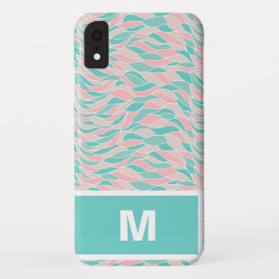 Case-Mate iPhone Case Monogramme Motif Feuille tendance Pastel Aquarelle