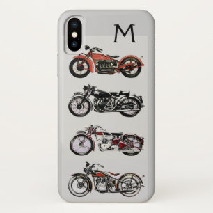 Coques Pour iPhone MONOGRAMME MOTOCYCLES vintages