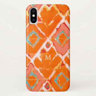 Coque Case-Mate Pour iPhone Monogramme   Orange Tribal II