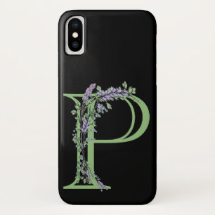 Case-Mate iPhone Case Monogramme P Lavande Eucalyptus