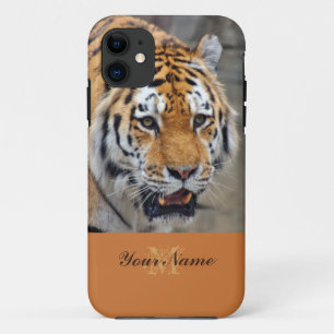 Case-Mate iPhone Case Monogramme personnalisable avec un tigre majestueu