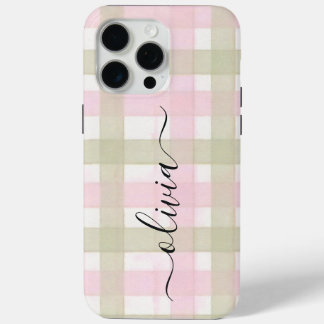 Coque iPhone 15 Pro Max Monogramme Personnalisé