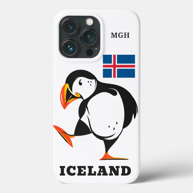 Coques Case-Mate iPhone Monogramme personnalisé Islande (Verso)