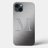 Monogramme personnalisé Revêtement métallique bros