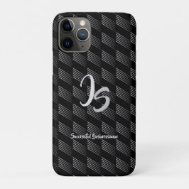 Case-Mate iPhone Case Monogramme personnel d'argent "Entreprise ayant ré