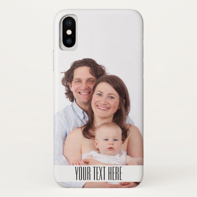 Coques Case-Mate iPhone Monogramme photo personnalisé (Dos)