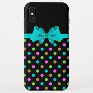 Case-Mate iPhone Case Monogramme Pois Girly Chic