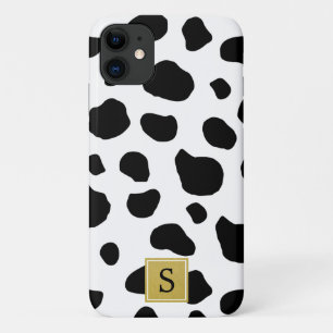 Case-Mate iPhone Case Monogramme - Poster de animal, taches de vache - O