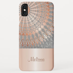 Case-Mate iPhone Case Monogramme rose Gold Grey Mandala