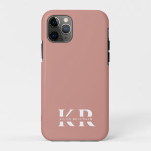 Case-Mate iPhone Case Monogramme rose rose minimaliste