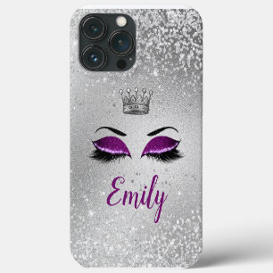 Case-Mate iPhone Case Monogramme Royal Purple Parties scintillant Eyes