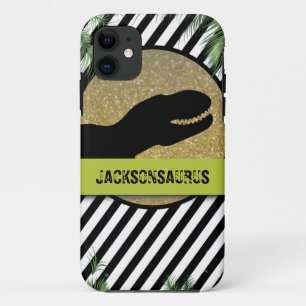 Case-Mate iPhone Case monogramme strié de dinosaure