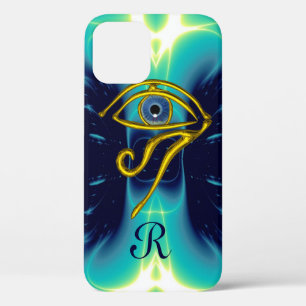 Case-Mate iPhone Case MONOGRAMME TALISMAN BLEU Turquoise, Turquoise Blan