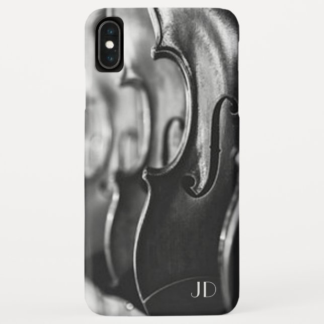 Coques Case-Mate iPhone Monogramme - Violons - (Dos)